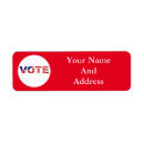 Search for vote return address labels Usa