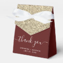 Search for wedding favour boxes Burgundy