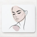 Search for abstract drawing mousepads Woman
