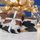 Search for brown and white wrapping paper Cowhide