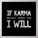 Recherche de karma posters Drôle