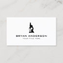 Search for medical research business cards Microscope