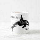 Search for watercolor whale mugs Orca