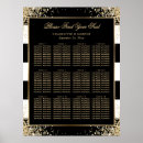 Search for table assignment posters Black and white