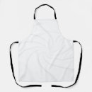 Search for blank aprons White