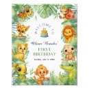 Search for jungle animal birthday posters Cute baby animals