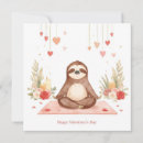 Search for sloth valentines day cards Valentine's
