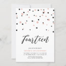 Search for teen girl birthday invitations Rose gold