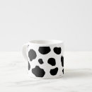 Recherche de vache noire et blanche tasses Cowboy