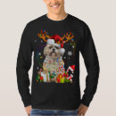 Search for shih tzu christmas tshirts Trendy