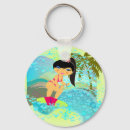 Search for hula girl keychains Lei