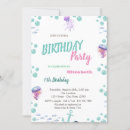 Search for mermaid scales birthday invitations Summer
