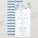 Search for bridal shower menus Dusty blue