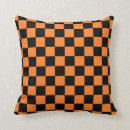 Search for orange and black pillows Squares
