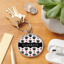 Search for black heart keychains Pattern of paws