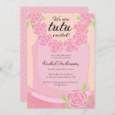 Search for tutu excited baby shower invitations Cute