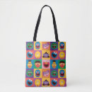 Search for sesame street characters tote bags Count von count