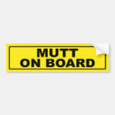 Search for mutt bumper stickers Breed
