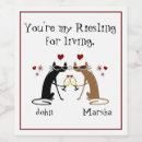 Search for valentines day bottle labels In love