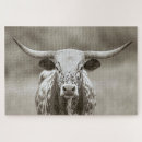 Search for western puzzles Texas longhorn