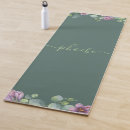 Search for flowers yoga mats Greenery