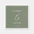 Search for dark olive green napkins Elegant