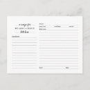 Search for bridal shower recipe postcards Simple