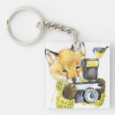 Search for fox keychains Watercolor