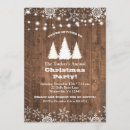 Search for tree lights christmas invitations Rustic