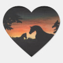 Search for heart horse stickers Red