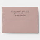 Search for dusty rose envelopes Modern