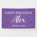 Search for purple birthday banners Girls
