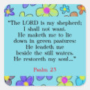 Recherche de le seigneur est mon berger autocollants Chrétien