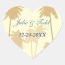 Search for heart tree wedding stickers Tropical