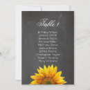 Search for chalkboard wedding seating charts Sunflower
