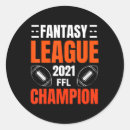 Search for fantasy football stickers League