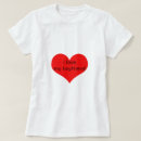 Recherche de coeurs rouges tshirts J'aime mon petit ami