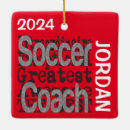 Search for soccer coach ornaments Team