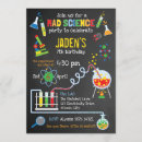 Search for mad science party invitations Chemistry
