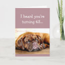 Search for 65th birthday cards Over the hill