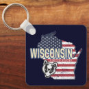 Search for state of wisconsin keychains Map