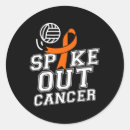 Search for volleyball spike stickers Cancer