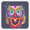 Search for whimsical owl stickers Abstract