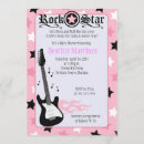 Recherche de rock star baby shower invitations Bleu