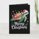 Search for turtle christmas cards Santa