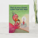 Search for funny flamingo birthday cards Bird