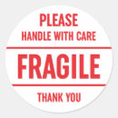 Search for fragile stickers Order