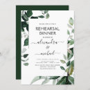 Search for foliage rehearsal dinner invitations Modern