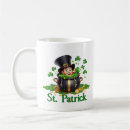 Search for shamrock clover mugs Happy
