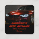 Search for auto detailing business cards Minimalist